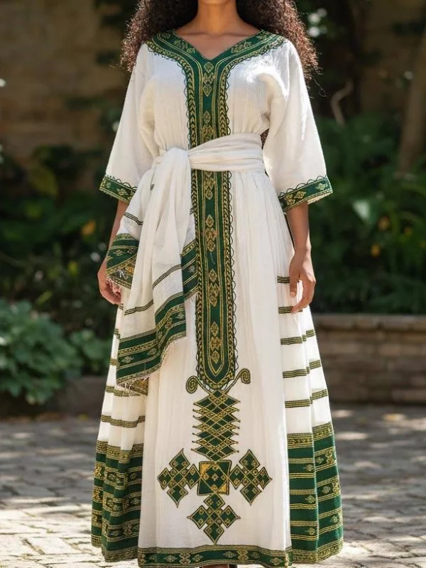 Wedding Ceremony Outfit — Embroidered Kemis